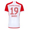 Conjunto (Camiseta+Pantalón Corto) Bayern de Múnich Alphonso Davies 19 Primera Equipación 23-24 - Niño